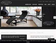 Tablet Screenshot of drvo-stildizajn.hr